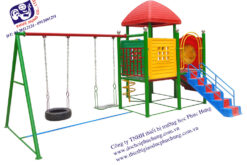 NHÀ BA KHỐI THANG LEO CẦU TRƯỢT XÍCH ĐU-PH150