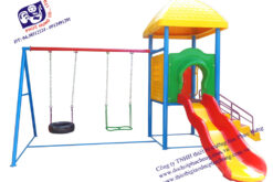 NHÀ MỘT KHỐI THANG LEO CẦU TRƯỢT XÍCH ĐU-PH151