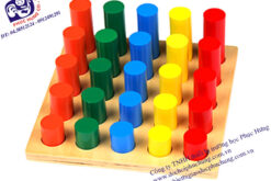 Bậc thang hình trụ tròn 5 mầu sắc MS043