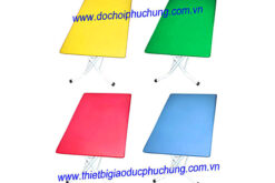 BÀN HỌC SINH MẦM NON CHỮ NHẬT CHÂN THÉP