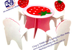 BỘ BÀN GHẾ QUẢ DÂU-BG26
