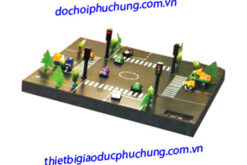 Bộ sa bàn đèn tín hiệu giao thông trong nhà