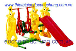 CẦU TRƯỢT CON GÀ TRỐNG, XÍCH ĐU, RỔ BÓNG-SL15