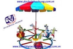 ĐU QUAY ĐẠP CHÂN TRÊN RAY 6 ĐẦU NGỰA-PH806A