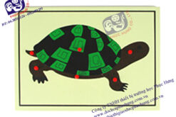 Ghép hình động vật rùa MS161-171