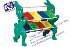 GIÁ ĐỂ ĐỒ CHƠI VÀ TREO KHĂN HÌNH CON THỎ-PHYQ2-07602