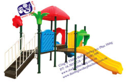 NHÀ CHƠI 2 CẦU TRƯỢT 3 SÀN 1 MÁI-PH163