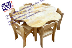 BÀN HÌNH BÔNG HOA-BH272-PH